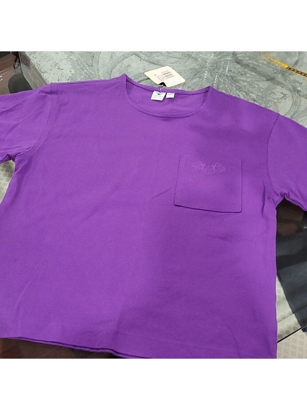 COLUMBIA PURPLE SHORT SLEEVE SHIRT